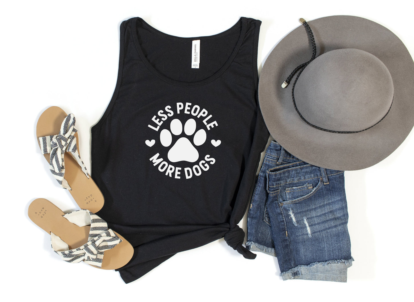 Less People, More Dogs Tank Top