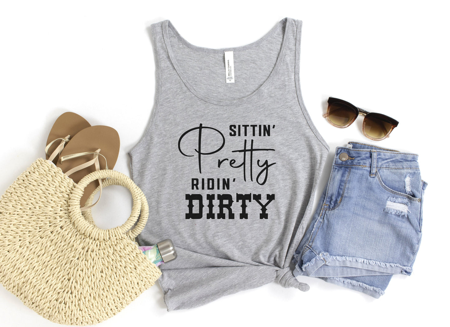 Sittin' Pretty Ridin' Dirty Tank Top