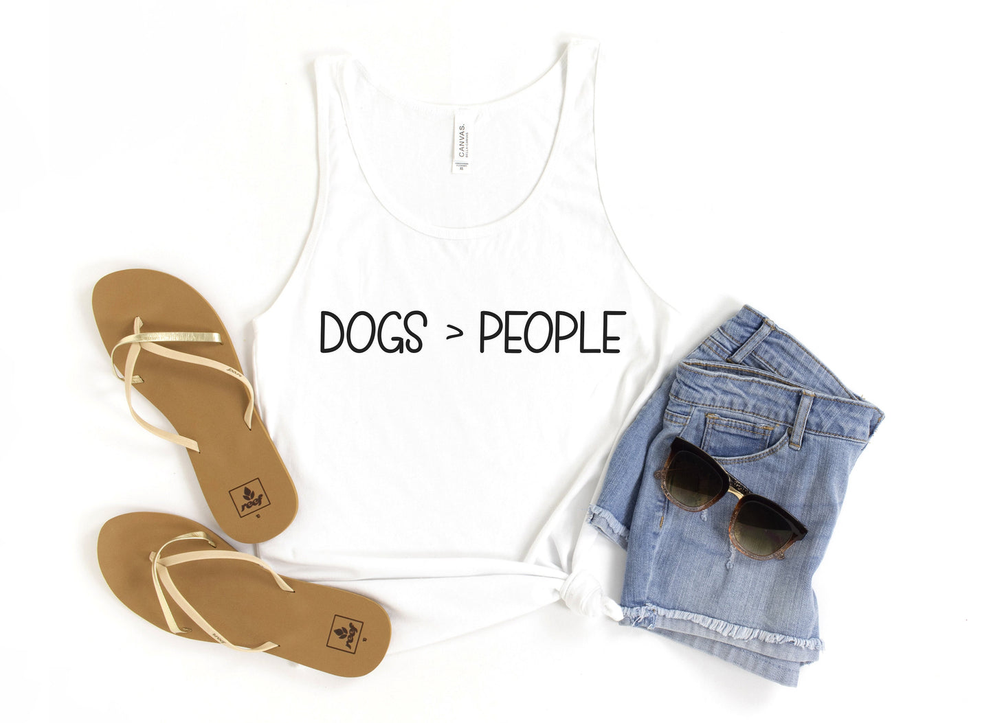 Dogs > People Tank Top