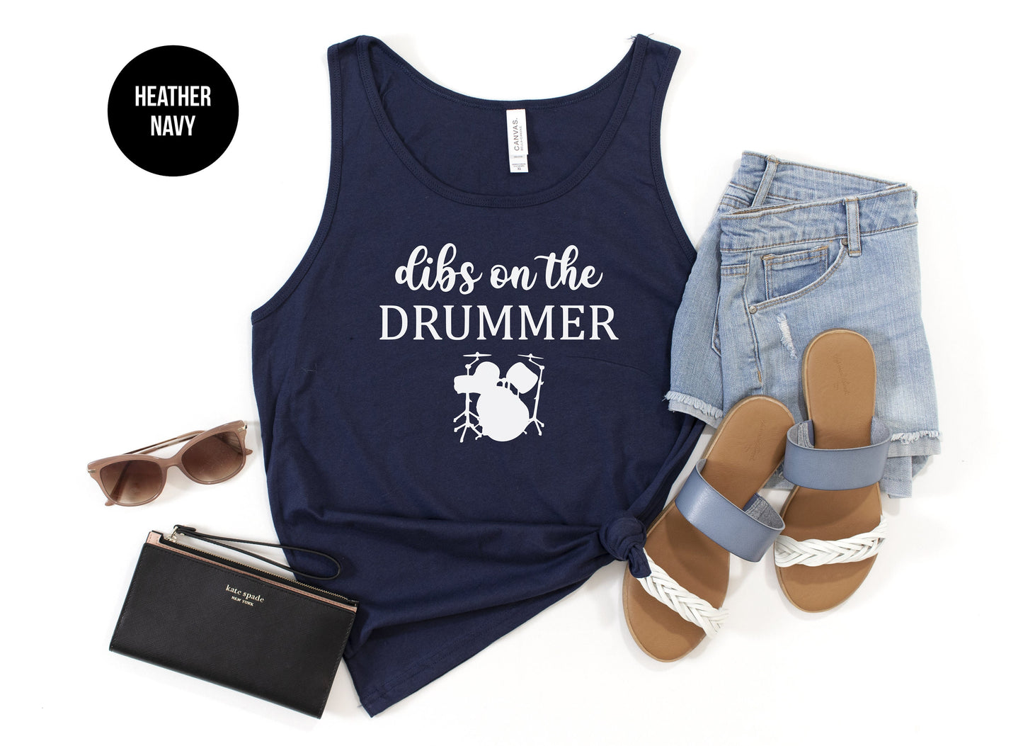 Dibs On The Drummer Tank Top