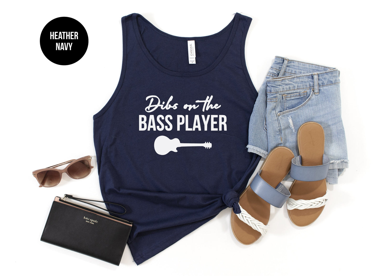 Dibs On The Bass Player Tank Top