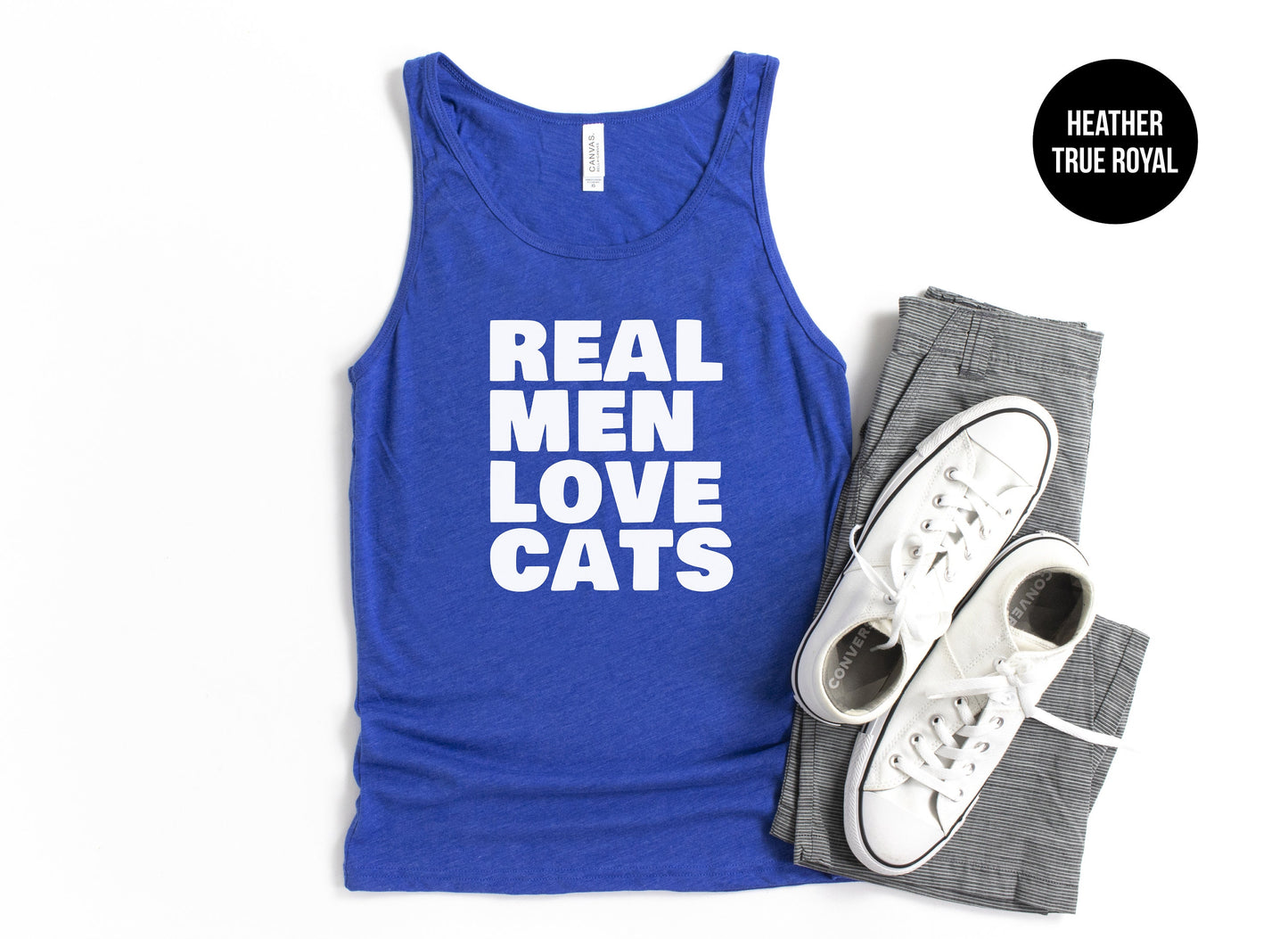 Real Men Love Cats Tank Top