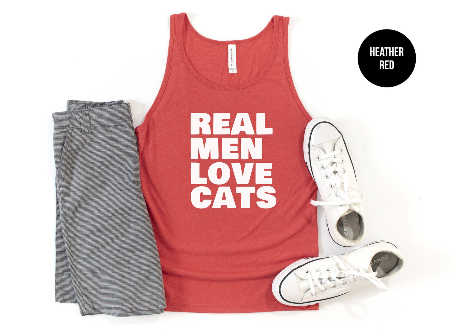 Real Men Love Cats Tank Top