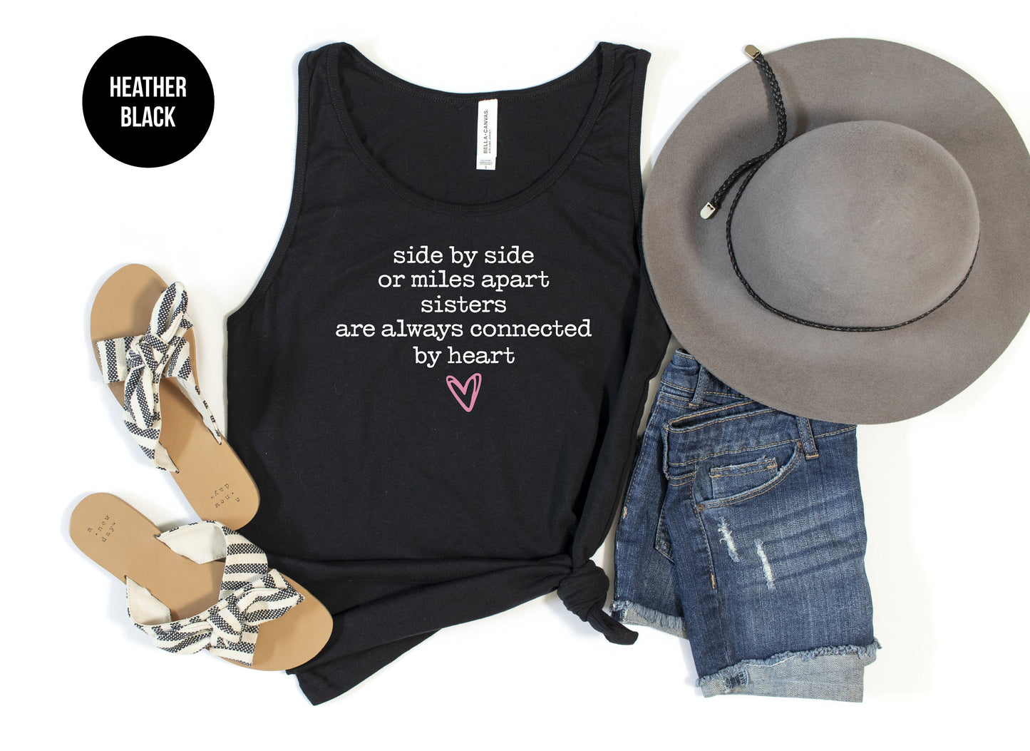 Side by Side Sister Tank Top