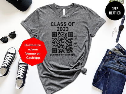 Custom Graduation QR Code Shirt