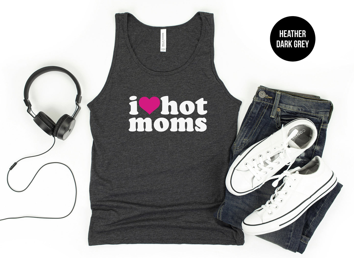 I Heart Hot Moms Tank Top