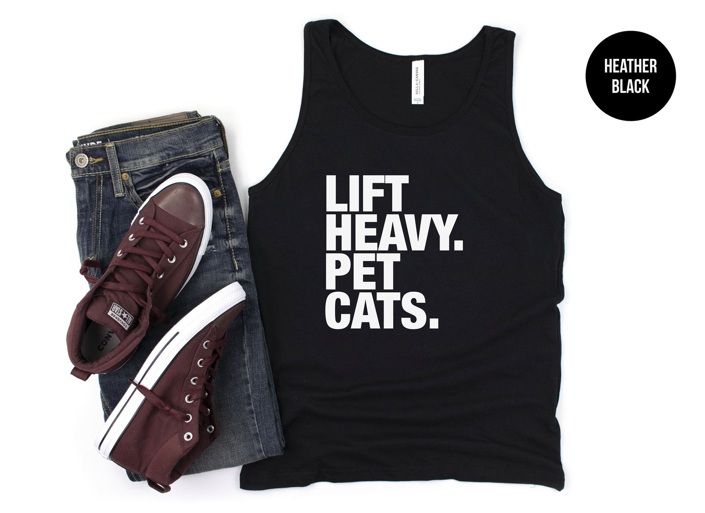 Lift Heavy Pet Cats Tank Top