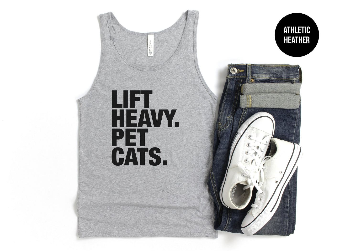 Lift Heavy Pet Cats Tank Top