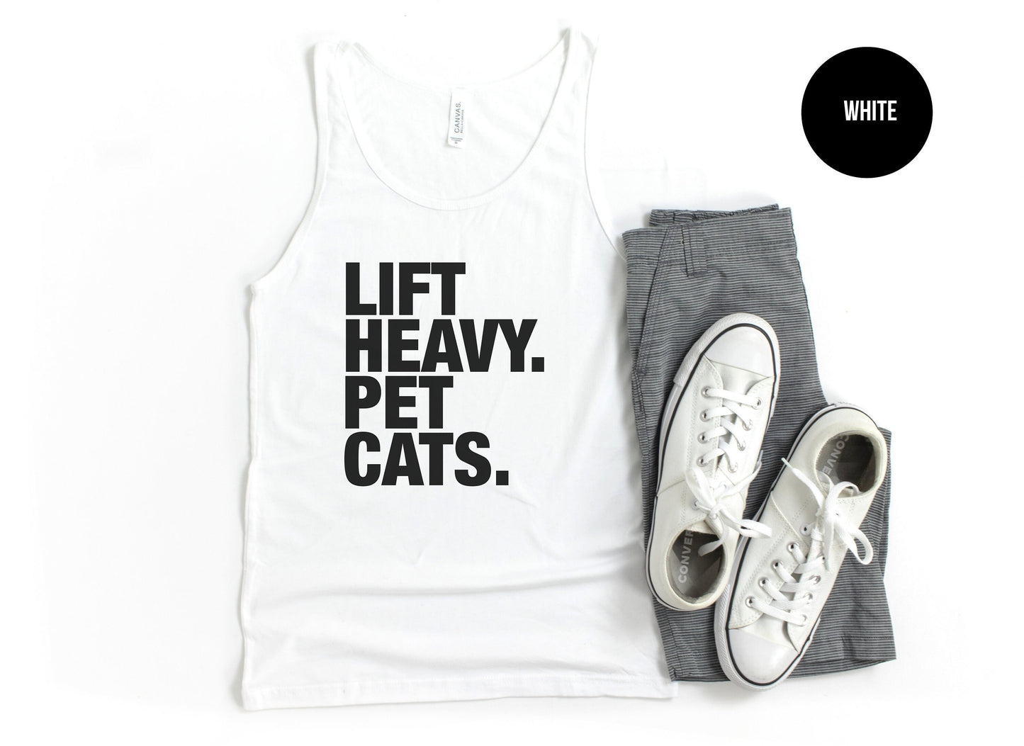 Lift Heavy Pet Cats Tank Top