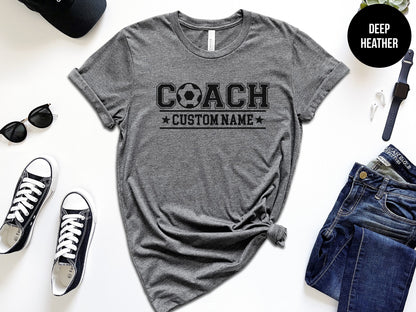 Soccer Coach Customizable Shirt