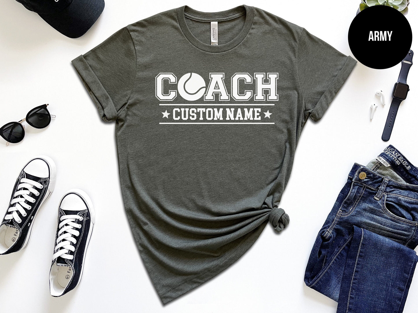 Tennis Coach (with Custom Name)