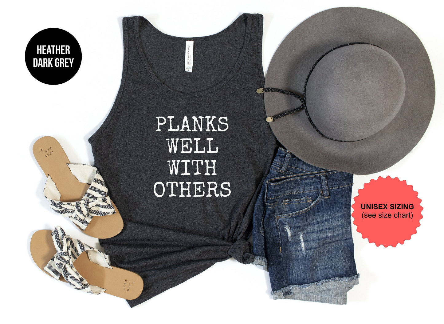 Planks Well With Others Tank Top
