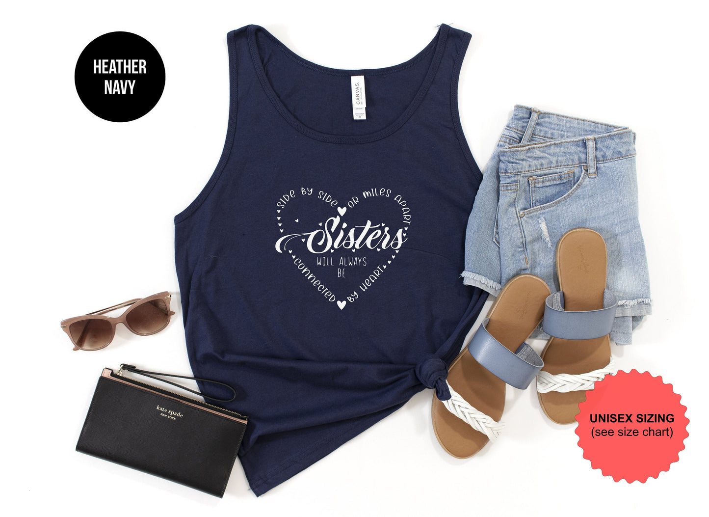 Sisters: Side by Side Tank Top