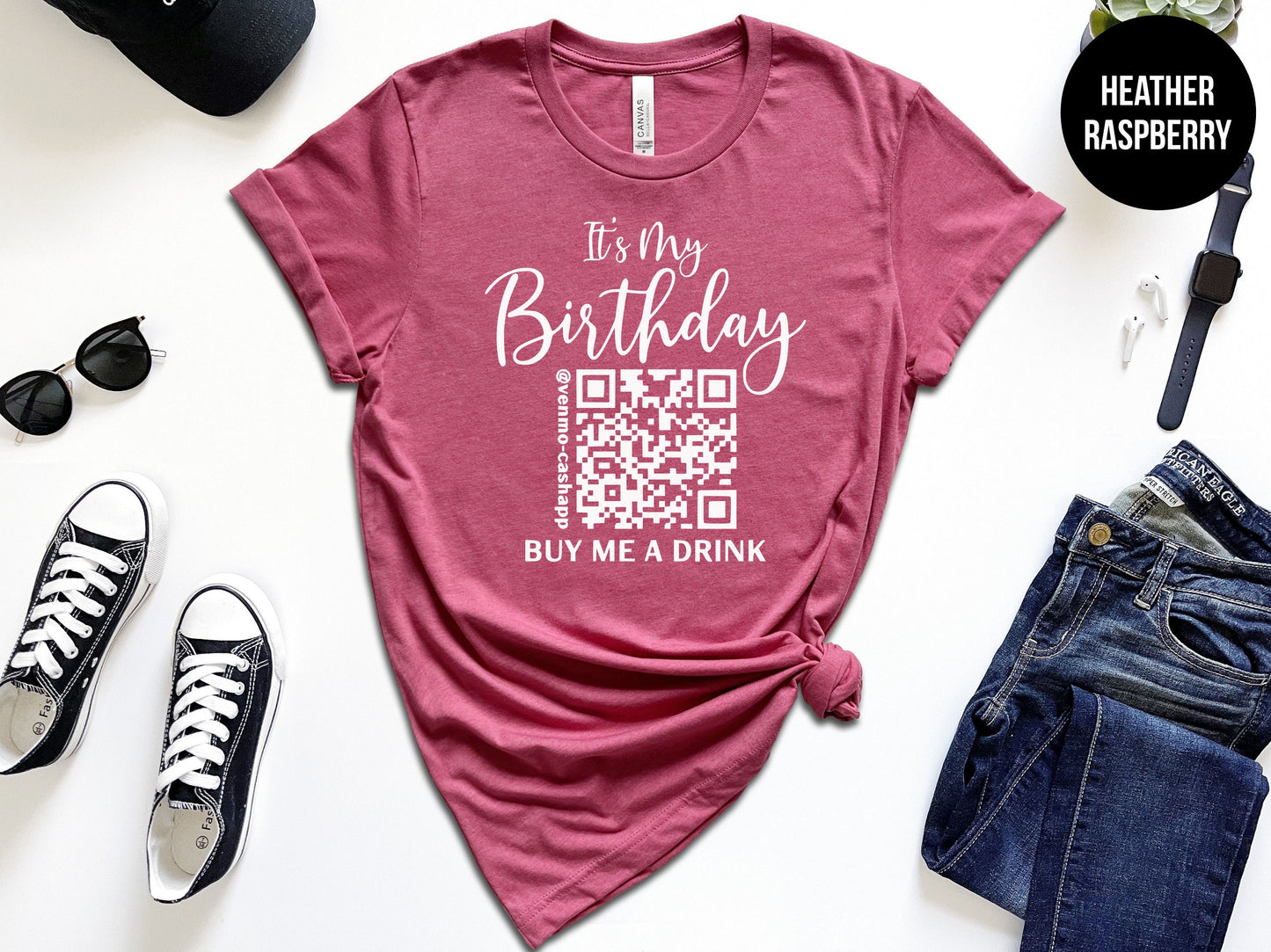 It's My Birthday - Customized QR Code Shirt
